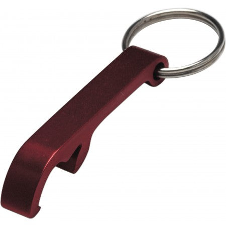 Key holder and bottle opener, red