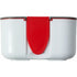 PP and silicone lunchbox, red