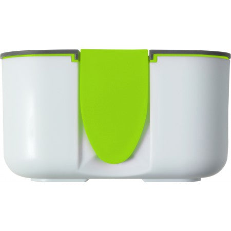 PP and silicone lunchbox, lime