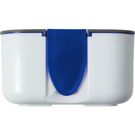 PP and silicone lunchbox, cobalt blue