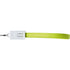 Charging cable and key holder in one, lime