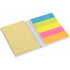 Notebook with sticky notes, white