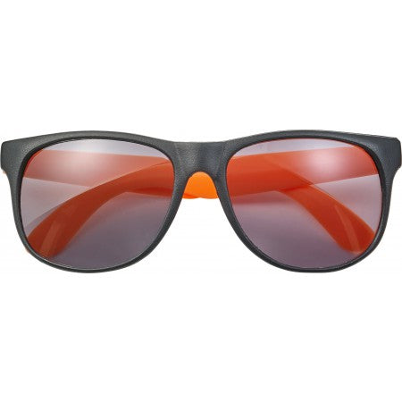 PP sunglasses with coloured legs, fluor orange