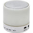 ABS wireless speaker with changing colours, white - BRANIO