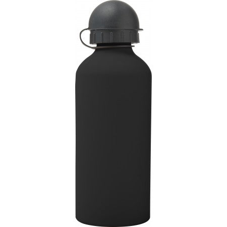 Aluminium water bottle (600 ml), black