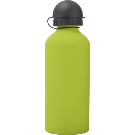 Aluminium water bottle (600 ml), lime