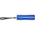 Aluminium metallic LED torch, blue