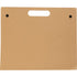 Cardboard writing folder, brown