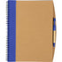 Recycled cardboard notebook with pen, blue