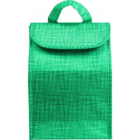 Lunch bag and cooling bag in one, green