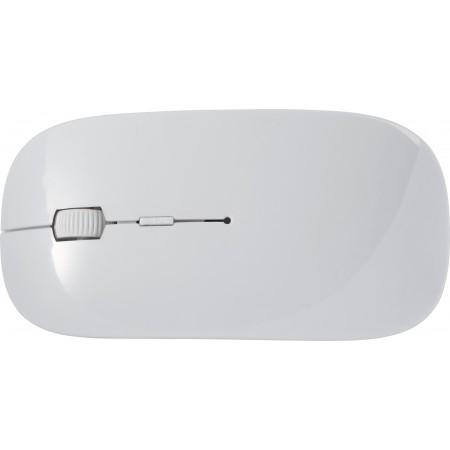 ABS wireless Mouse Optic, Alb - BRANIO