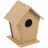 MDF birdhouse kit, brown