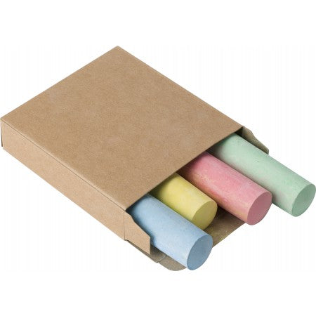 Set of sidewalk chalk, brown