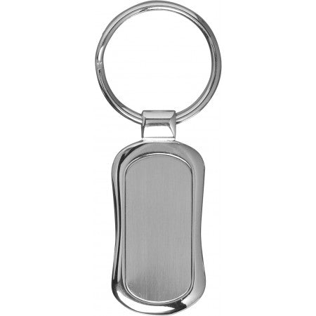 Metal key holder, silver