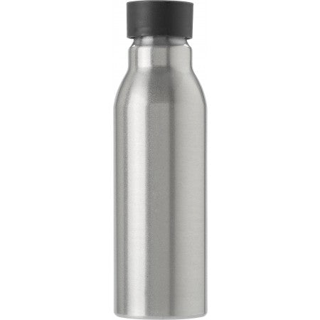 Aluminium drinking bottle (600 ml), black