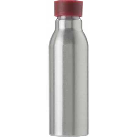 Aluminium drinking bottle (600 ml), red