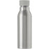 Aluminium drinking bottle (600 ml), silver