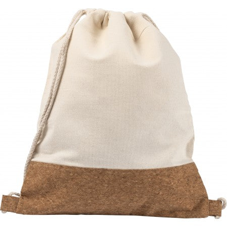 Cotton rucksack, khaki