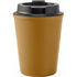 Plastic travel mug (350 ml), brown