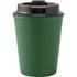 Plastic travel mug (350 ml), dark green