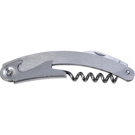 Stainless steel waiter's knife, silver