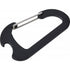 Aluminium bottle opener, black