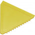 Triangular plastic ice scraper, yellow