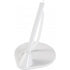 Plastic pen with holder., white