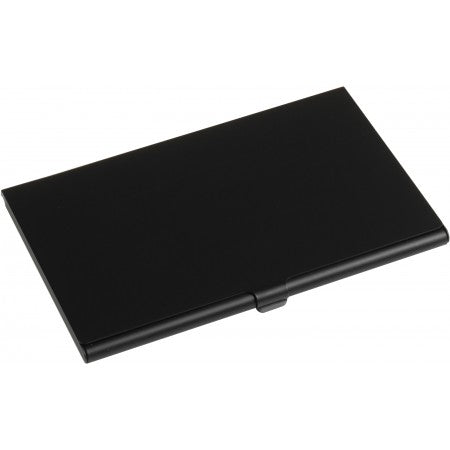 Aluminium card holder, black