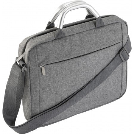 Polycanvas (600D) conference and laptop bag, grey