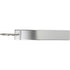 Aluminium bottle opener key chain, silver