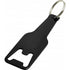 Aluminium bottle opener key chain, black