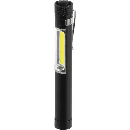 COB flashlight, black