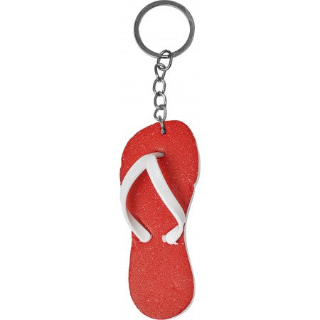Flip-flop key holder, red