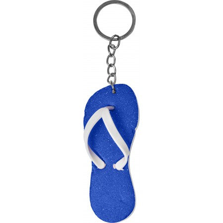 Flip-flop key holder, light blue