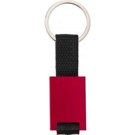 Aluminium key holder, red