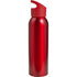 Aluminium water bottle (650 ml), red