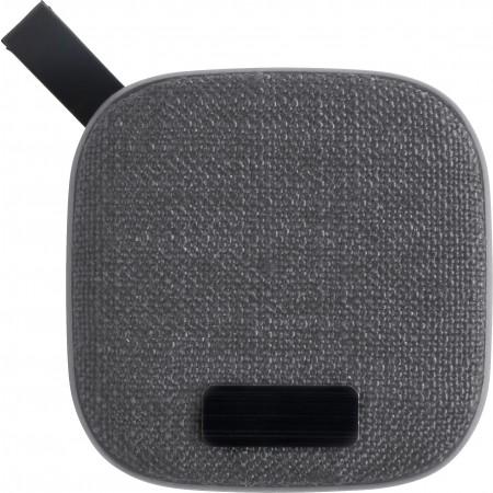 ABS wireless speaker with linen, grey - BRANIO