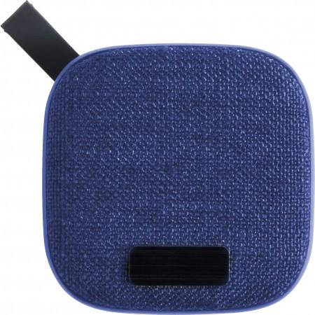 ABS wireless speaker with linen, cobalt blue - BRANIO