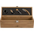 Bamboo wine giftset, brown
