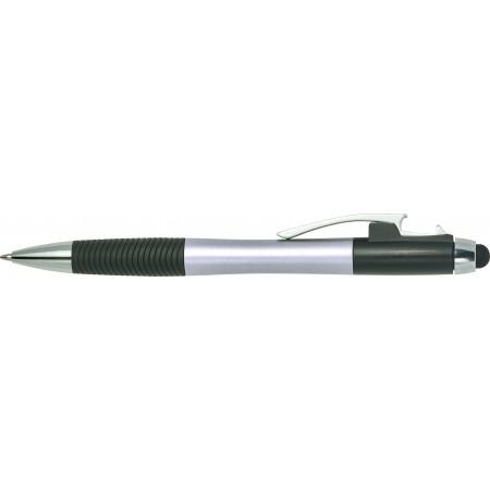ABS pen with multiple functions, silver - BRANIO