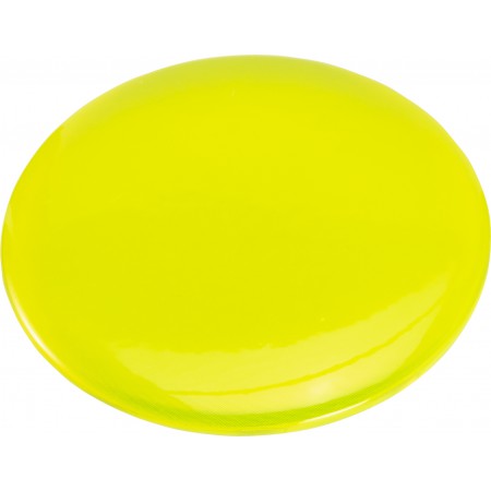 PVC button badge, yellow