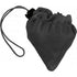 Foldable polyester (210D) shopping bag, black