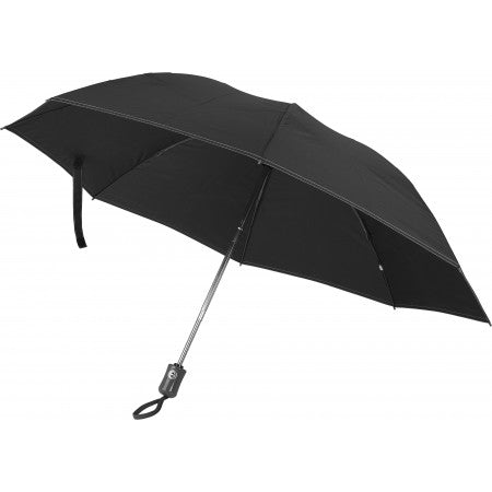 Foldable and reversible automatic umbrella, black