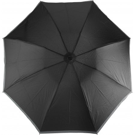 Foldable and reversible automatic umbrella, black