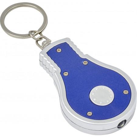 ABS bulb-shaped key holder, blue - BRANIO