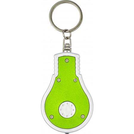 ABS bulb-shaped key holder, lime - BRANIO