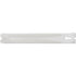 Paper hand held fan with plastic handle, white