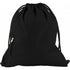Pongee (190T) drawstring backpack, black