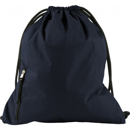 Pongee (190T) drawstring backpack, blue
